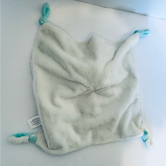 Mary Meyer Llama Alpaca Knotted Fleece Plush Lovey Security Blanket Teal - Picture 9 of 10